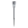 Aigostar - LED Solární lampa LED/0,006W/1,2V 40 mAh 29,7 cm matný chrom 6500K IP44