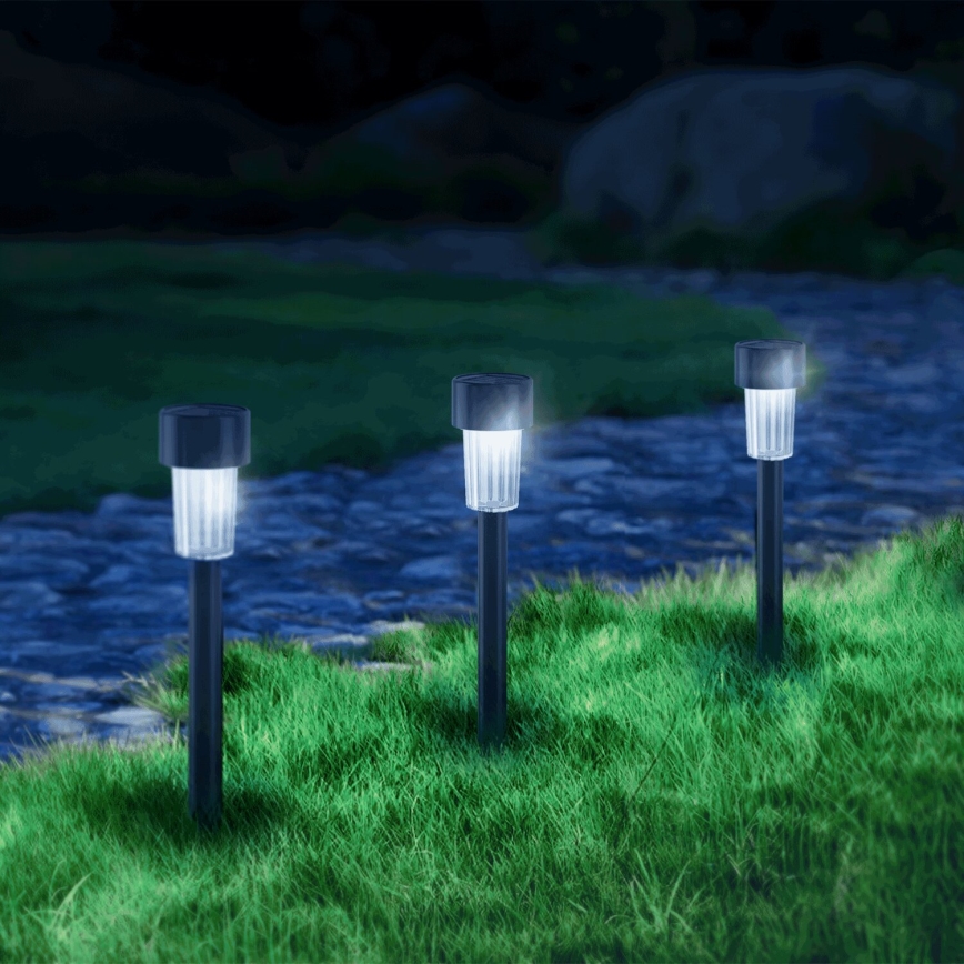Aigostar - LED Solární lampa LED/0,006W/1,2V 40mAh 6500K IP44 29,5 cm