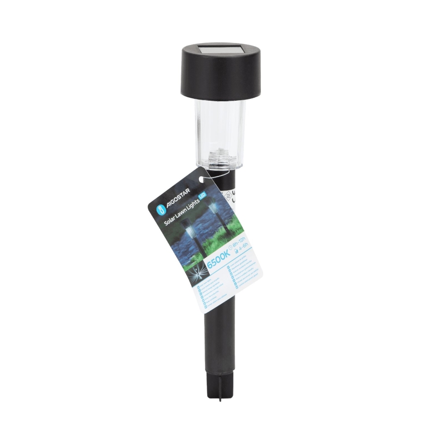 Aigostar - LED Solární lampa LED/0,006W/1,2V 40mAh 6500K IP44 29,5 cm