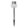 Aigostar - LED Solární lampa LED/0,012W/1,2V 100 mAh 6500K IP44 38,4 cm