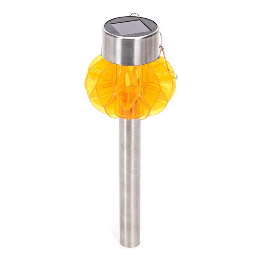 Aigostar - LED Solární lampa LED/0,012W/1,2V 38,4cm 3000K IP44 oranžová 100 mAh