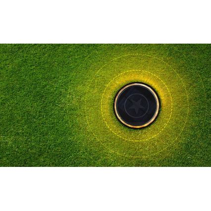 Aigostar - LED Solární lampa LED/0,6W/5,5V 24,5 cm 500 mAh 3200K IP66 černá