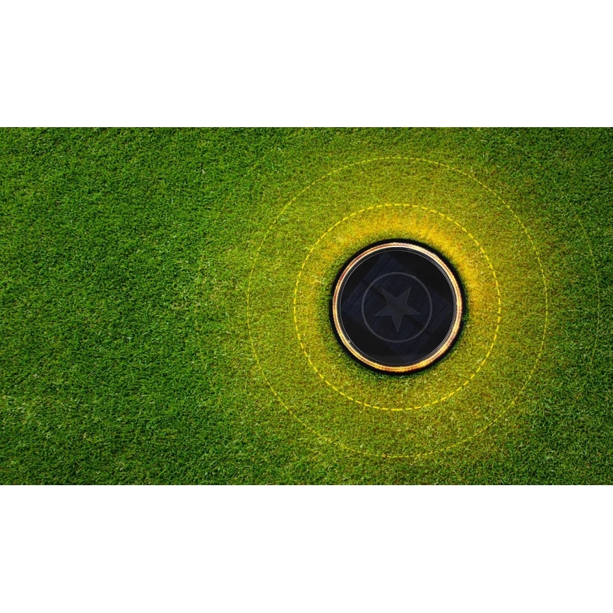 Aigostar - LED Solární lampa LED/0,6W/5,5V 24,5 cm 500 mAh 3200K IP66 černá