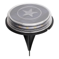 Aigostar - LED Solární lampa LED/0,6W/5,5V 24,5 cm 500 mAh 3200K IP66 černá