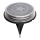 Aigostar - LED Solární lampa LED/0,6W/5,5V 24,5 cm 500 mAh 3200K IP66 černá