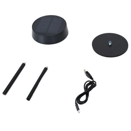 Aigostar - LED Solární lampa LED/2,4W/5V IP44 1800 mAh