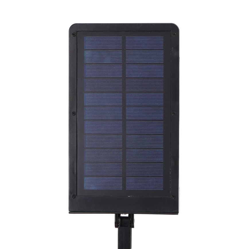 Aigostar - LED Solární pouliční lampa se senzorem LED/3W/3,7V1800 mAh IP44 3000/4000/5000K + dálkové ovládání