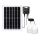 Aigostar - LED Solární lustr 2xLED/70W/12V 12000 mAh 6500K IP65 pr. 12 cm + dálkové ovládání