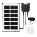 Aigostar - LED Solární lustr LED/35W/12V 3000 mAh 6500K IP65 pr. 10 cm + dálkové ovládání