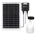 Aigostar - LED Solární lustr LED/70W/12V 6000 mAh 6500K IP65 pr. 12 cm + dálkové ovládání