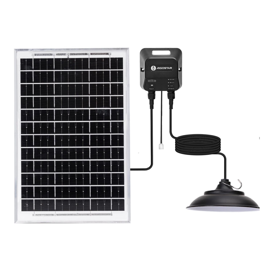 Aigostar - LED Solární lustr LED/70W/12V 6000 mAh 6500K pr. 23,5 cm + dálkové ovládání