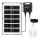 Aigostar - LED Solární lustr se senzorem LED/35W/12V 3000 mAh 6500K pr. 10 cm + dálkové ovládání