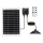 Aigostar - LED Solární lustr se senzorem LED/70W/12V 6000 mAh 6500K IP65 pr. 23,5 cm + dálkové ovládání