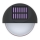 Aigostar - LED Solární nástěnné svítidlo LED/1W/1,2V černá 200 mAh 2700K IP44