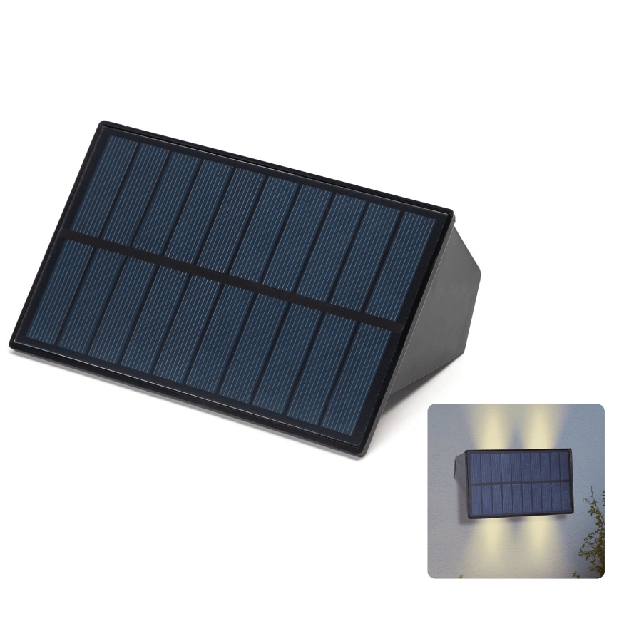 Aigostar - LED Solární nástěnné svítidlo LED/4W/5,5V 2700K IP44