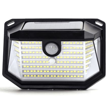 Aigostar - LED Solární nástěnné svítidlo se senzorem LED/0,8W/5,5V 1200 mAh 6500K IP65