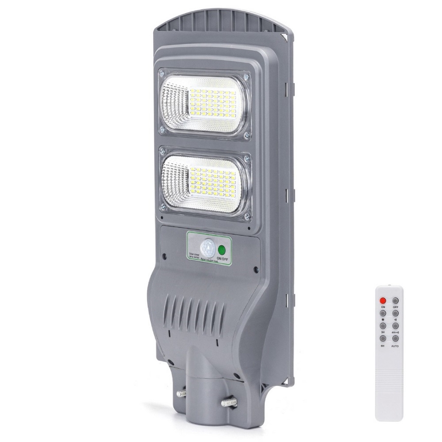Aigostar - LED Solární pouliční lampa se senzorem LED/100W/3,2V 10000mAh IP65 6500K + dálkové ovládání