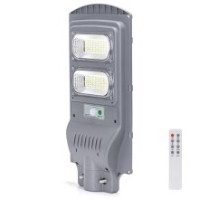 Aigostar - LED Solární pouliční lampa se senzorem LED/100W/3,2V IP65 6500K + dálkové ovládání