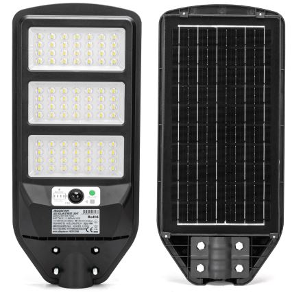Aigostar - LED Solární pouliční lampa se senzorem LED/150W/3,2V 8000mAh IP65 6500K + dálkové ovládání