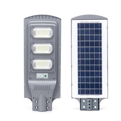 Aigostar - LED Solární pouliční lampa se senzorem pohybu a soumraku LED/150W/3,2V 15000mAh IP65 6500K + dálkové ovládání