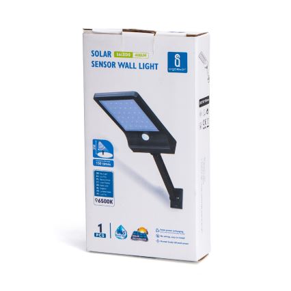 Aigostar - LED Solární pouliční lampa se senzorem LED/2,3W/5,5V IP65