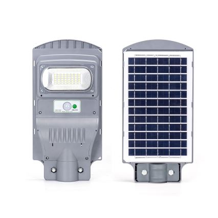 Aigostar - LED Solární pouliční lampa se senzorem LED/50W/3,2V 5000mAh IP65 6500K + dálkové ovládání