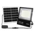 Aigostar - LED Solární reflektor LED/200W/3,2V 3600mAh 3000K/4000K/6500K IP66 + dálkové ovládání
