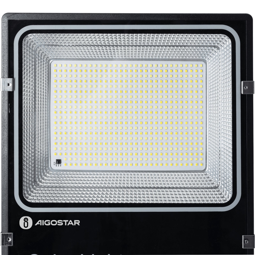 Aigostar - LED Solární reflektor LED/200W/3,2V 3600mAh 3000K/4000K/6500K IP66 + dálkové ovládání