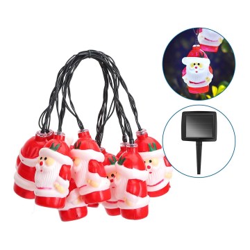 Aigostar - LED  solární řetěz 10xLED/3,8 m IP44 studená bílá 400 mAh