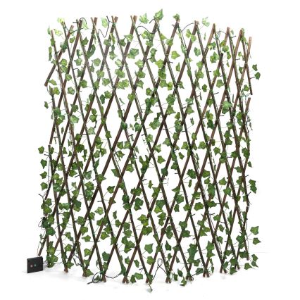 Aigostar - LED Solární řetěz 148xLED/2x1,2m IP65 300 mAh teplá bílá ivy