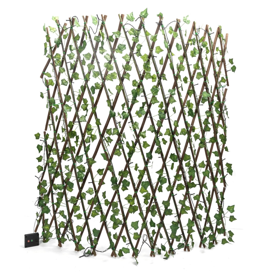 Aigostar - LED Solární řetěz 148xLED/2x1,2m IP65 300 mAh teplá bílá ivy