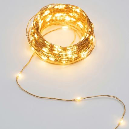 Aigostar - LED Solární řetěz 200xLED/8 funkcí 22 m IP65 teplá bílá 800 mAh