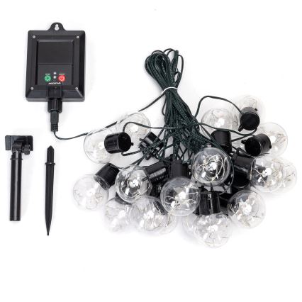 Aigostar - LED Solární  řetěz 20xLED/8 funkcí 11,5m IP65 multicolor