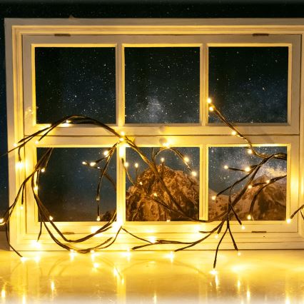 Aigostar - LED Solární řetěz 72xLED/4m IP65 300 mAh teplá bílá větve stromů