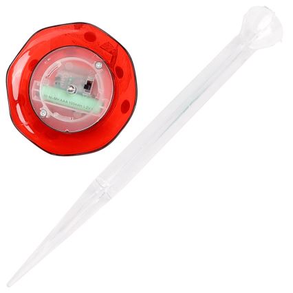 Aigostar - LED Solární svítidlo LED/0,006W/1,2V 100 mAh 2700K IP44 červená