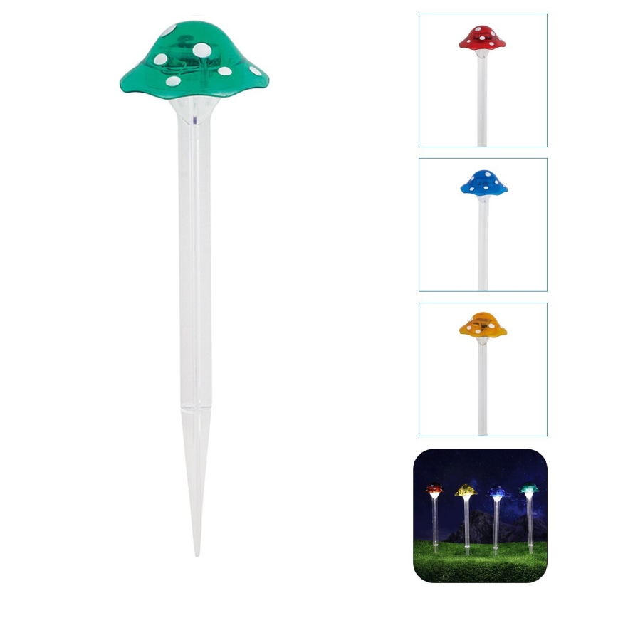 Aigostar - LED Solární svítidlo LED/0,006W/1,2V 100 mAh 2700K IP44 zelená