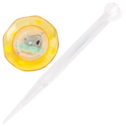 Aigostar - LED Solární svítidlo LED/0,006W/1,2V 100 mAh 2700K IP44 žlutá
