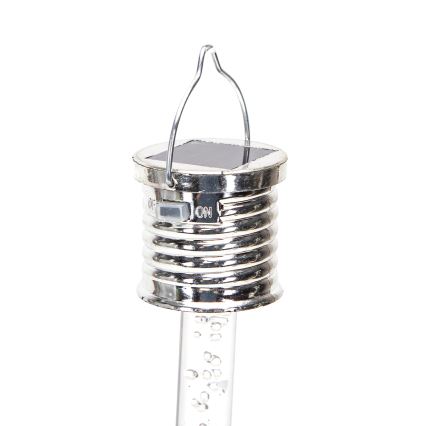 Aigostar - LED Solární svítidlo LED/0,006W/1,2V chrom 2700K IP44