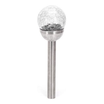 Aigostar - LED Solární svítidlo LED/2V 6500K IP44 40 mAh stříbrná