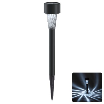 Aigostar - LED Solární svítidlo LED/2V IP44 40 mAh černá