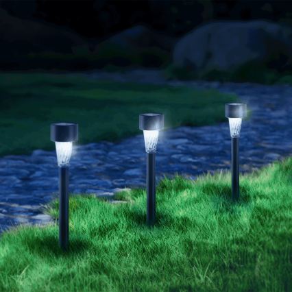 Aigostar - LED Solární svítidlo LED/2V IP44 40 mAh černá