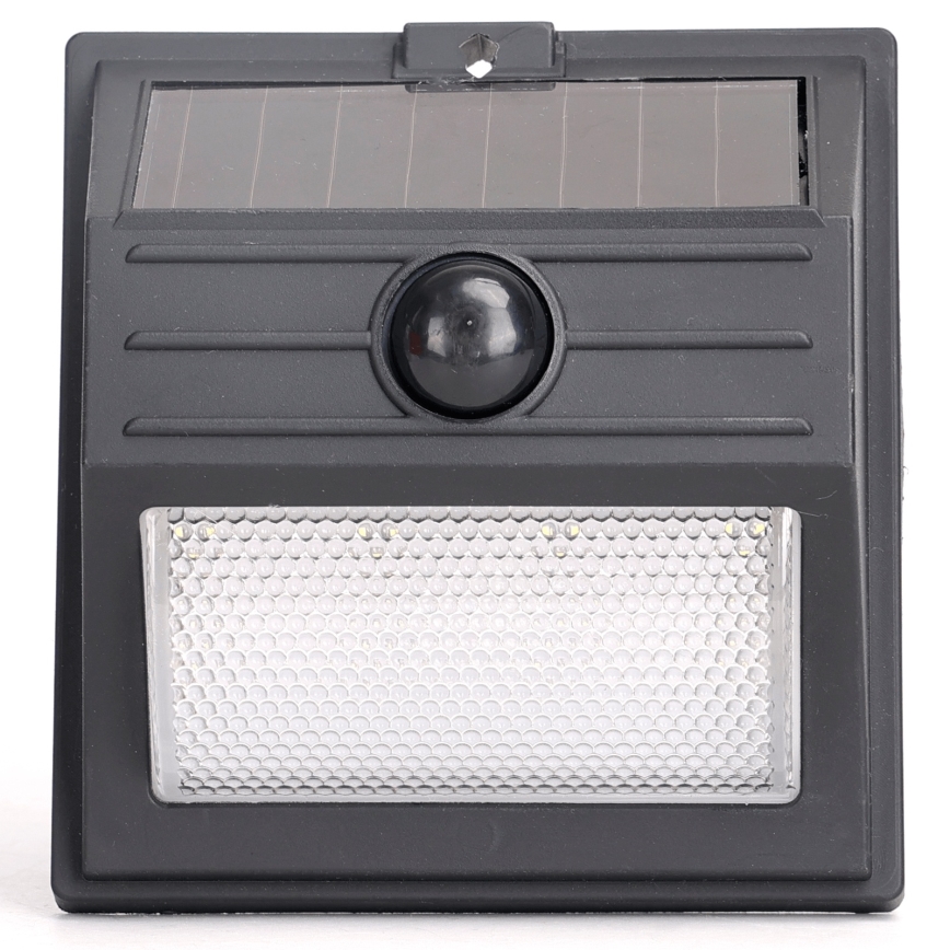 Aigostar - LED Solární svítidlo se senzorem LED/3,7V 6500K 500 mAh IP65 černá