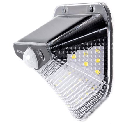 Aigostar - LED Solární svítidlo se senzorem LED/3,7V 6500K 500 mAh IP65 černá