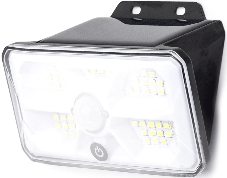 Aigostar - LED Solární svítidlo se senzorem LED/3,7V 6500K 500 mAh IP65 černá