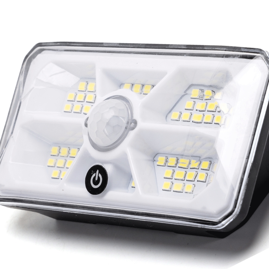 Aigostar - LED Solární svítidlo se senzorem LED/3,7V 6500K 500 mAh IP65 černá