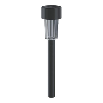 Aigostar - LED Solární svítidlo se senzorem soumraku LED/0,006W/1,2V 29,5 cm černá 6500K IP44
