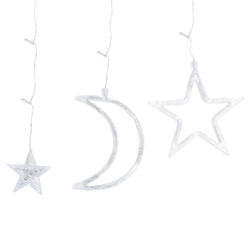 Aigostar - LED Solární vánoční řetěz 120xLED/8 funkcí 3x0,6m 500 mAh IP65 studená bílá