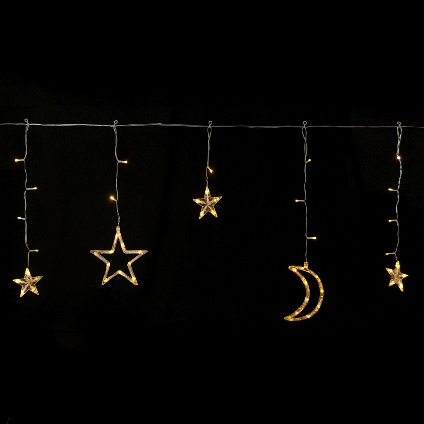 Aigostar - LED Solární vánoční řetěz 120xLED/8 funkcí 3x0,6m 500 mAh IP65 teplá bílá