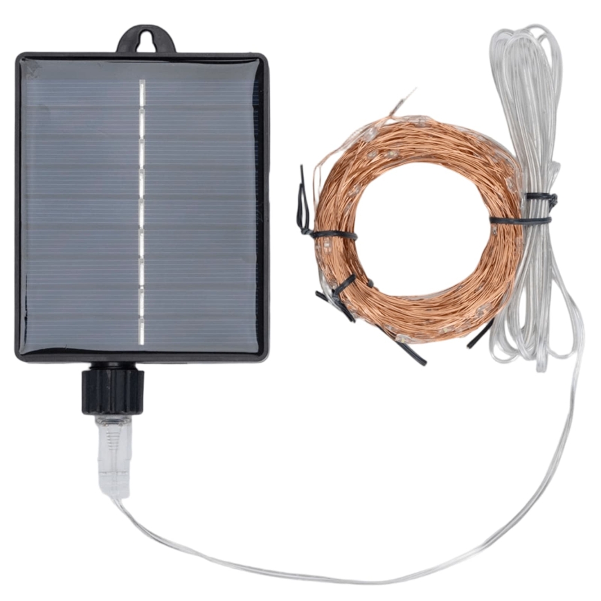 Aigostar - LED Solární vánoční řetěz 300xLED/8 funkcí 32m IP65 teplá bílá 1200 mAh