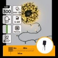 Aigostar - LED Solární vánoční řetěz 300xLED/8 funkcí 32m IP65 teplá bílá 1200 mAh